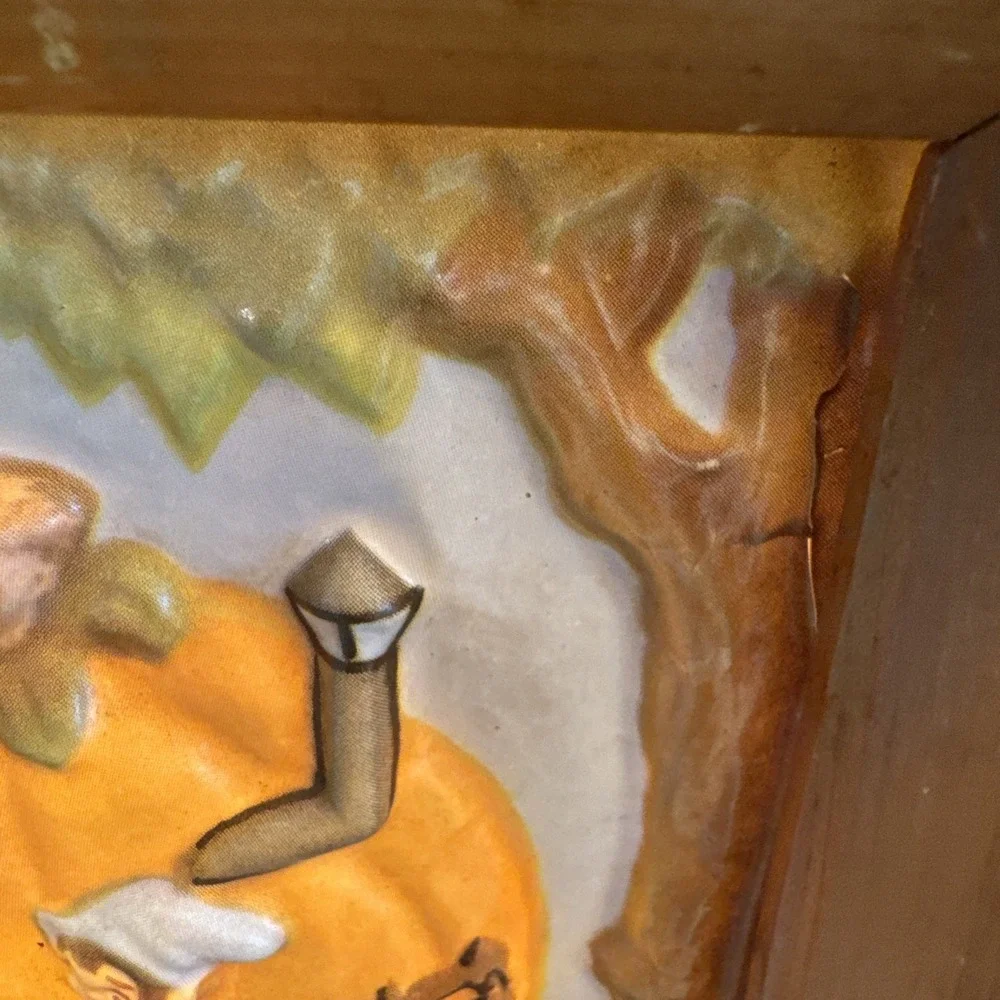 Vintage‎ Peter Peter Pumpkin Eater Portable Lamp By Vinson Levinson Mfg - Rare